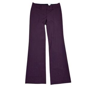 NWT LOFT Women's Wide-Leg Purple Marisa Trousers Size 0 Business Casual